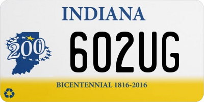 IN license plate 602UG