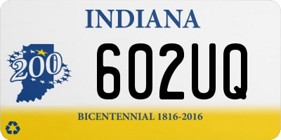 IN license plate 602UQ