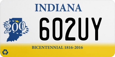 IN license plate 602UY