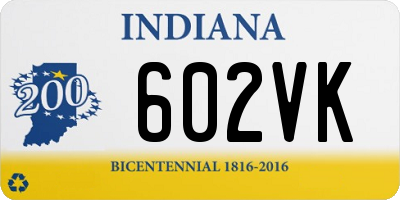 IN license plate 602VK