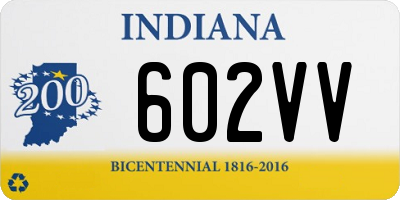 IN license plate 602VV