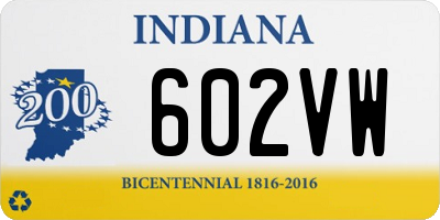 IN license plate 602VW