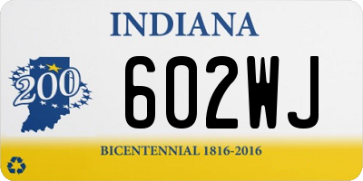 IN license plate 602WJ