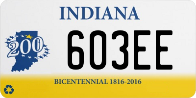 IN license plate 603EE