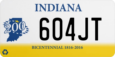 IN license plate 604JT