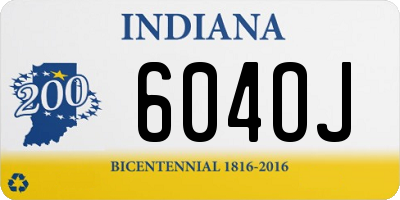 IN license plate 604OJ