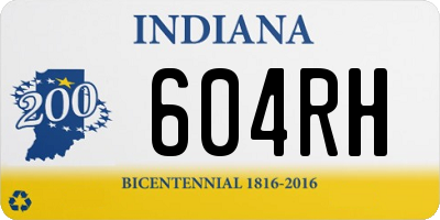 IN license plate 604RH