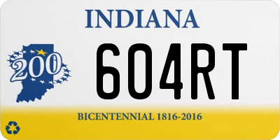 IN license plate 604RT