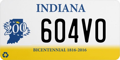 IN license plate 604VO