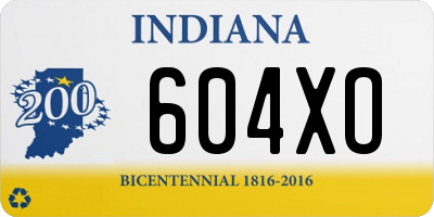 IN license plate 604XO