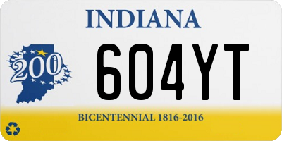 IN license plate 604YT