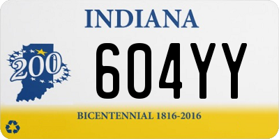 IN license plate 604YY