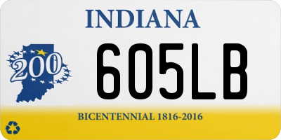 IN license plate 605LB