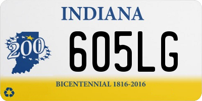 IN license plate 605LG