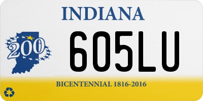 IN license plate 605LU