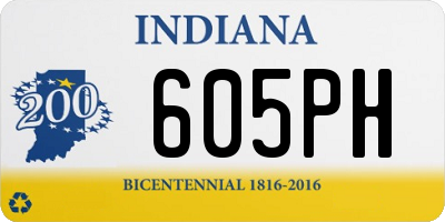 IN license plate 605PH