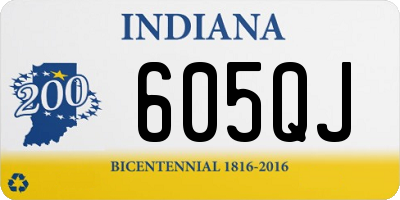 IN license plate 605QJ