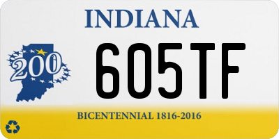 IN license plate 605TF