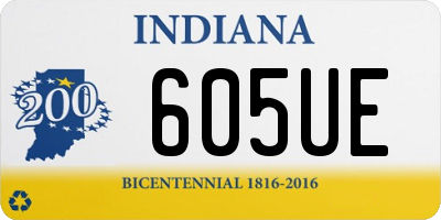 IN license plate 605UE