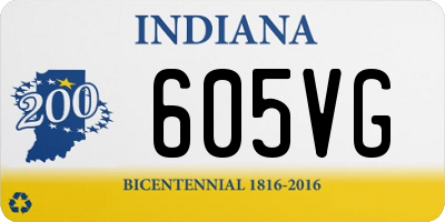 IN license plate 605VG