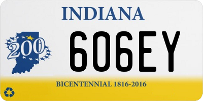 IN license plate 606EY