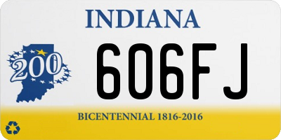 IN license plate 606FJ