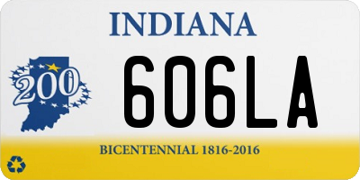 IN license plate 606LA