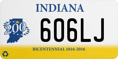 IN license plate 606LJ