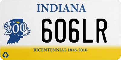 IN license plate 606LR