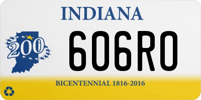 IN license plate 606RO