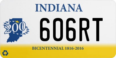 IN license plate 606RT