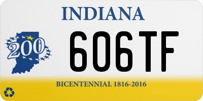 IN license plate 606TF
