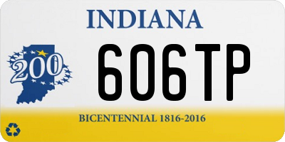 IN license plate 606TP