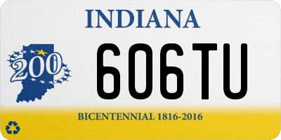 IN license plate 606TU