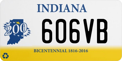 IN license plate 606VB