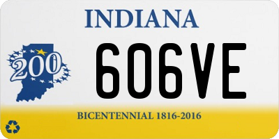 IN license plate 606VE