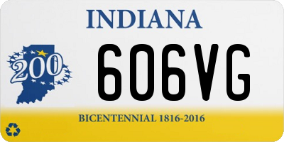 IN license plate 606VG