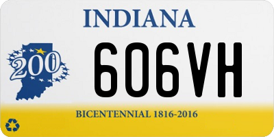 IN license plate 606VH