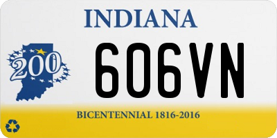 IN license plate 606VN