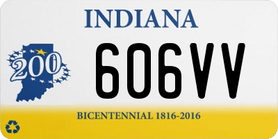 IN license plate 606VV