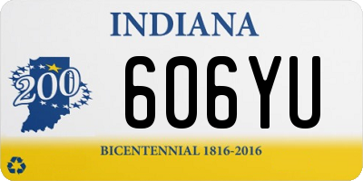 IN license plate 606YU