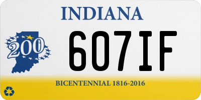 IN license plate 607IF