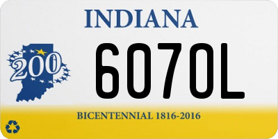 IN license plate 607OL