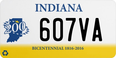 IN license plate 607VA