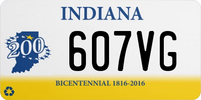 IN license plate 607VG