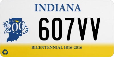 IN license plate 607VV