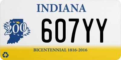 IN license plate 607YY