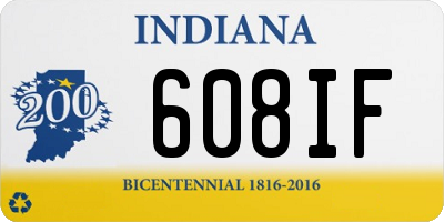 IN license plate 608IF