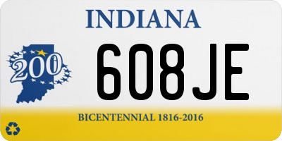 IN license plate 608JE