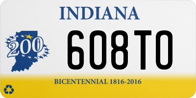 IN license plate 608TO